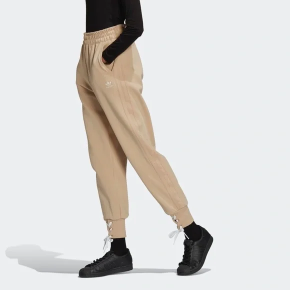 Tan cheap adidas sweatpants